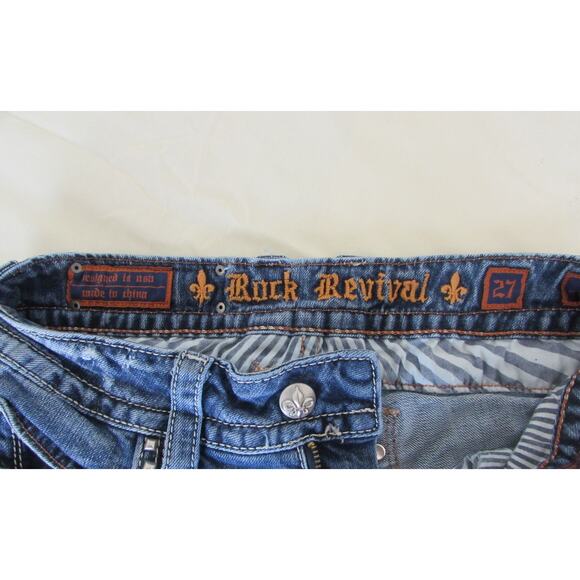 Rock Revival Adele Boot‎ Jeans Women's 27 Pocket Bling - Picture 6 of 12